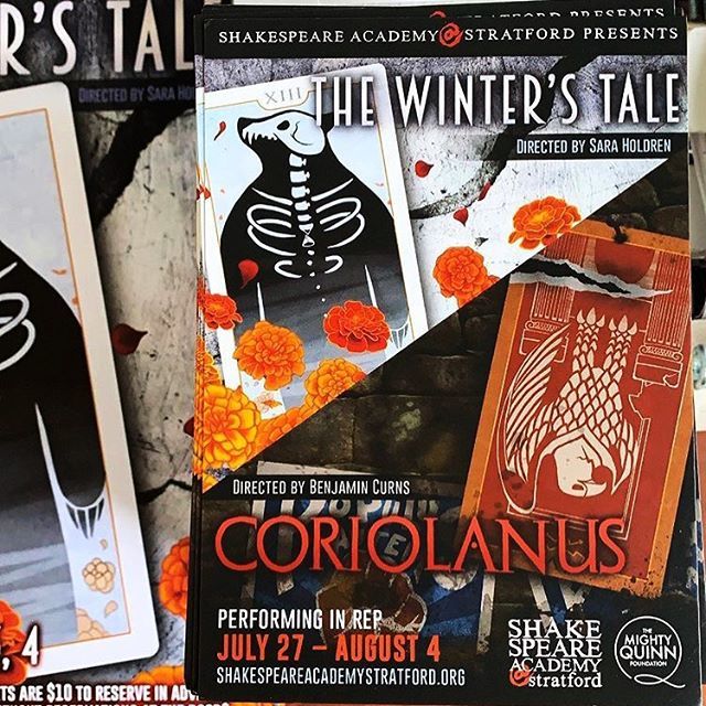 ShakesAcademyCT's tweet photo. There is a world elsewhere... and in two weeks you will meet it. “The Winter’s Tale” and “Coriolanus” open soon! Have you reserved your tickets yet? LINK IN BIO! .
.
.
#saast19 #shakespeareacademystratford #pursuedbyabear #saast #thewinterstale #coriolan… https://t.co/igxE7hproL https://t.co/ubDscabEcU