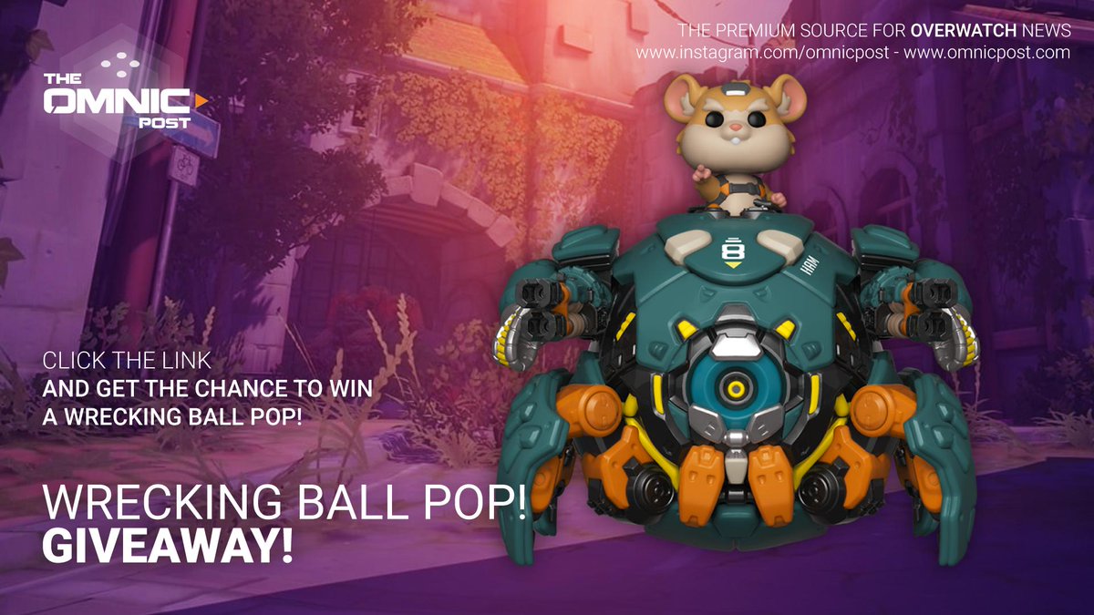omnicpost's tweet image. We are giving away a Funko POP! Wrecking Ball figure. Just follow the link and follow the instructions. bit.ly/omnicwreckingb… Good Luck! #giveaway #blizzard #funko #wreckingball