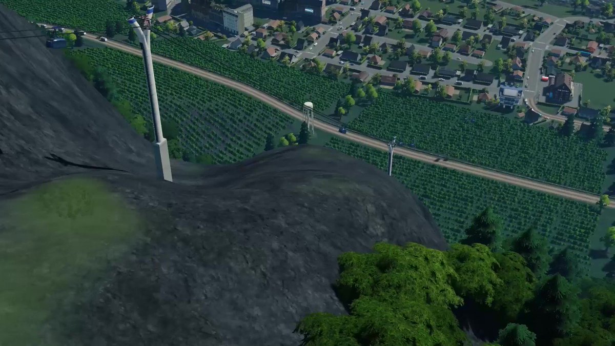Cities Skylines Anybody Else Scared Of Heights If So These Cable Cars Might Not Be For You