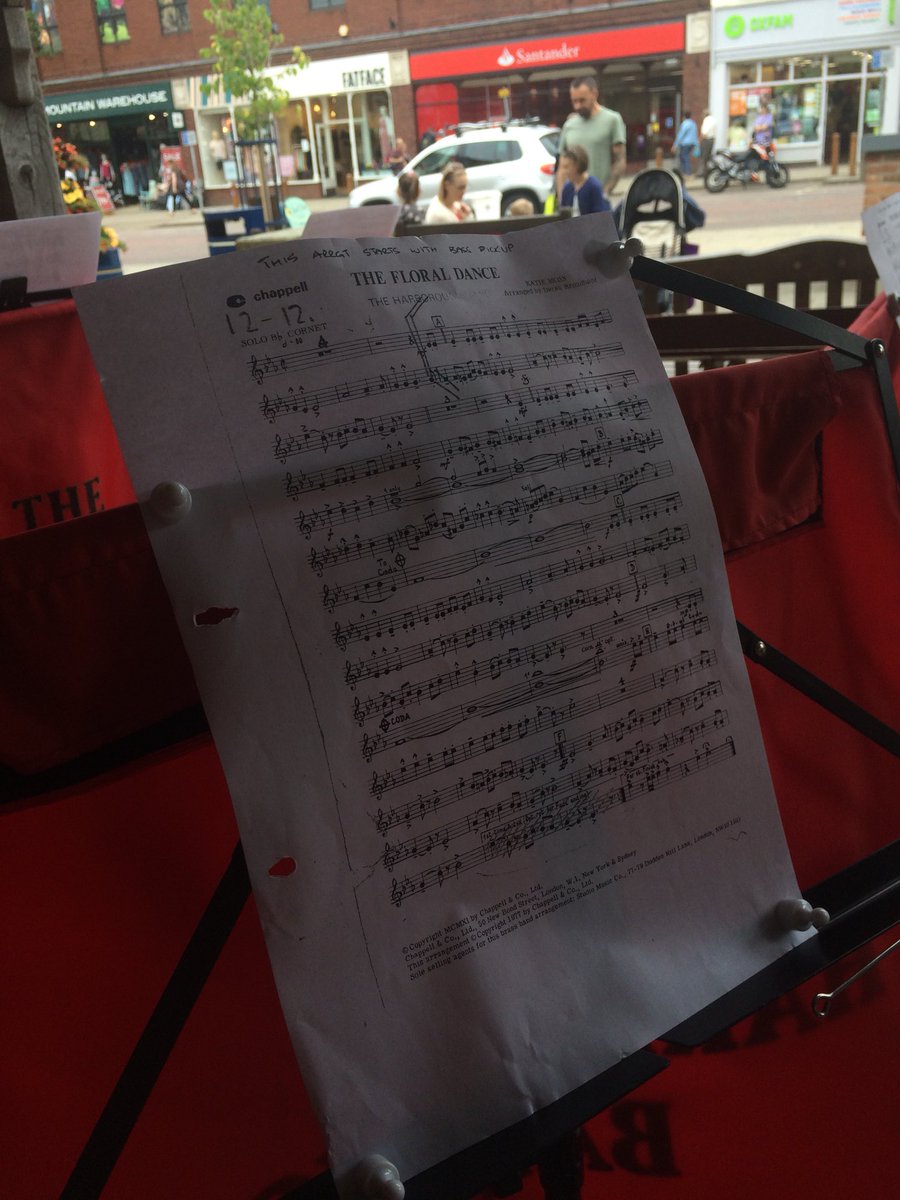 This has been a popular request so far today - still an hour to go so come along and request one of your favourites! #brassband  #floraldance  #harborough