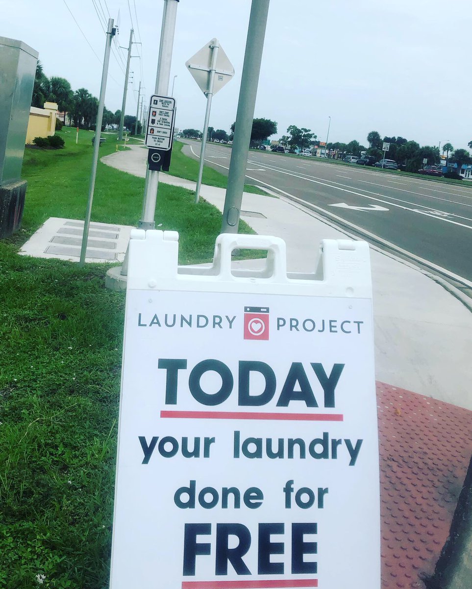 HeatherMKoester's tweet photo. Pop Up Neighbor through Laundry in Port Charlotte this morning. Now- 1pm all Laundry is being done for free thx to the generosity of The Patterson Foundation and Suncoast Campaign for Grade-Level Reading. 4007 S. Tamiami Trail. Spread the word, and share the joy! #Popupneighbor https://t.co/16d54oFuEs
