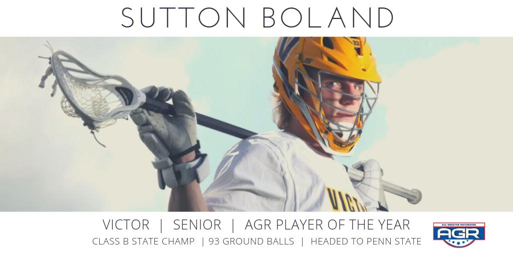 Teachers: Sutton Boland is the nicest kid in school 😇

Opponents: Sutton Boland is the most feared defender on the planet 😱

Agree to disagree. 

We can all agree he's the #AGR Player of the Year. 🏆

<a href="/VictorLacrosse/">Victor Lacrosse</a> <a href="/SuttonBoland/">Sutton Boland</a> <a href="/PennStateMLAX/">Penn State Men’s Lacrosse</a> 

➡: bit.ly/2Jt8EVX