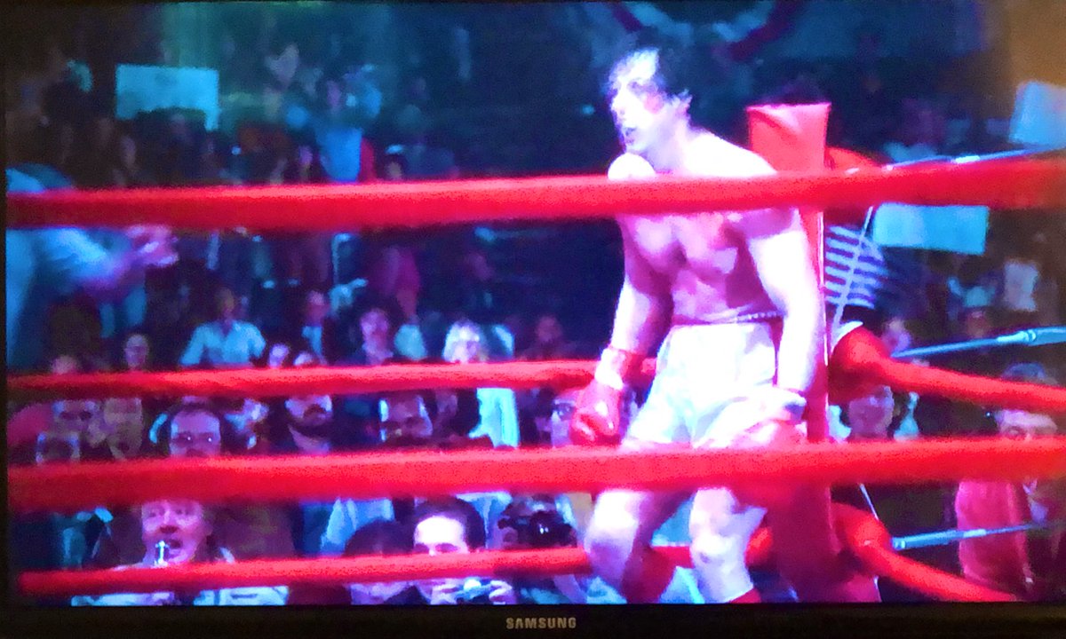 Neither rocky nor creed attempt to block one punch the entire fight...it always bothered me. Still the best movie tho...