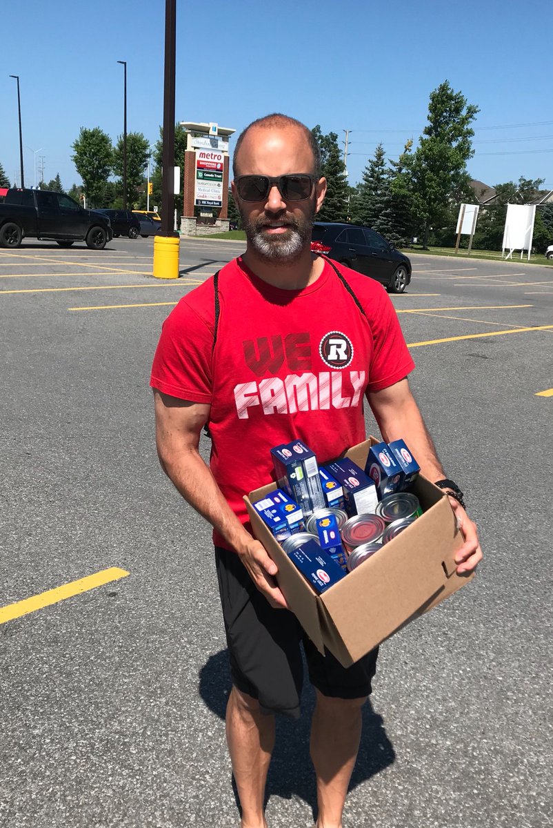 Hey #RNation let’s help #Purolator Tackle Hunger !!Game Day Food drive 🔴⚫️🏈