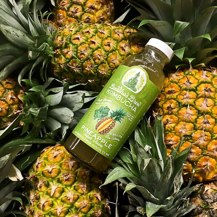 BuddhasBrew's tweet photo. Best way to drink your greens? Pineapple Super Greens! Sweet and good for you!
#Pineapple #GreenDrink #CraftBrewed #LiveCultures #GoodForYou #Fresh #Alive #Tasty #Weekends #SaturdayShopping #SaturdayDrinking #HealthyDrinks #Tropical #TropicalFruits #FreshKombucha #PineappleTreat https://t.co/htvHaPBGDo