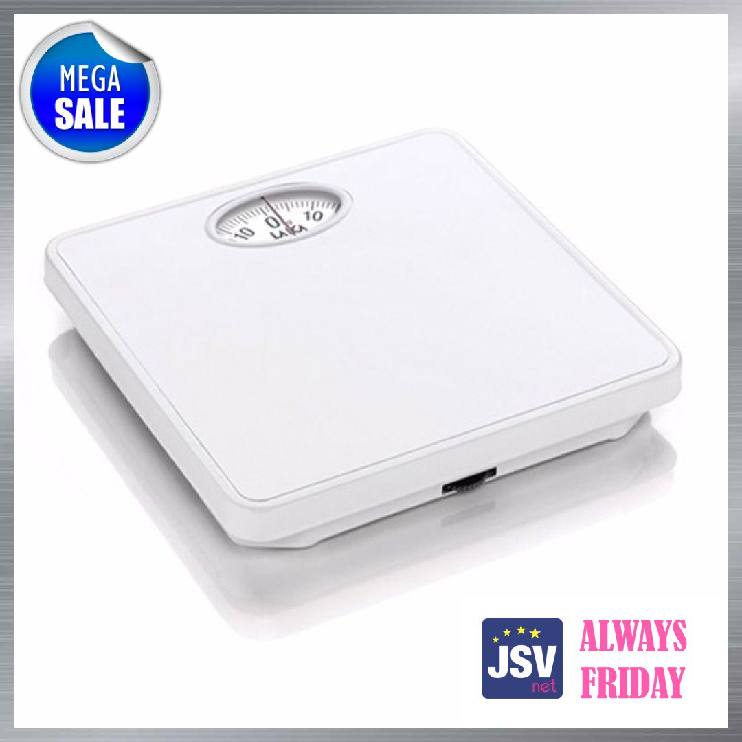 JSVnet's tweet image. BÁSCULA DE BAÑO MECÁNICA LAICA PS2020 BLANCA - FACIL LECTURA - PESO MÁXIMO 110KG - PRECISION 1KG por €14.64 (Envío gratis).
compra aquí tinyurl.com/y2l6o6xu 
#componentes #tórner