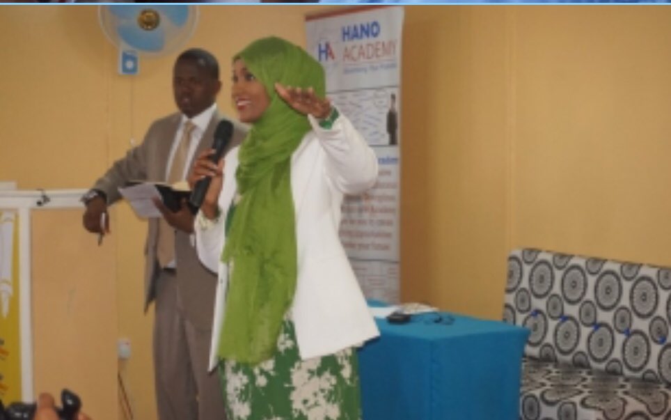 HanoAcademy's tweet photo. Hano Academy is sending a heart felt condolence to @HodanTV Hodan Naleye’s family.
Hodan was one of our trainers at Hano Academy and a long term supporter, we will truly miss her. #RIPHodan https://t.co/yKF77Hkr2T