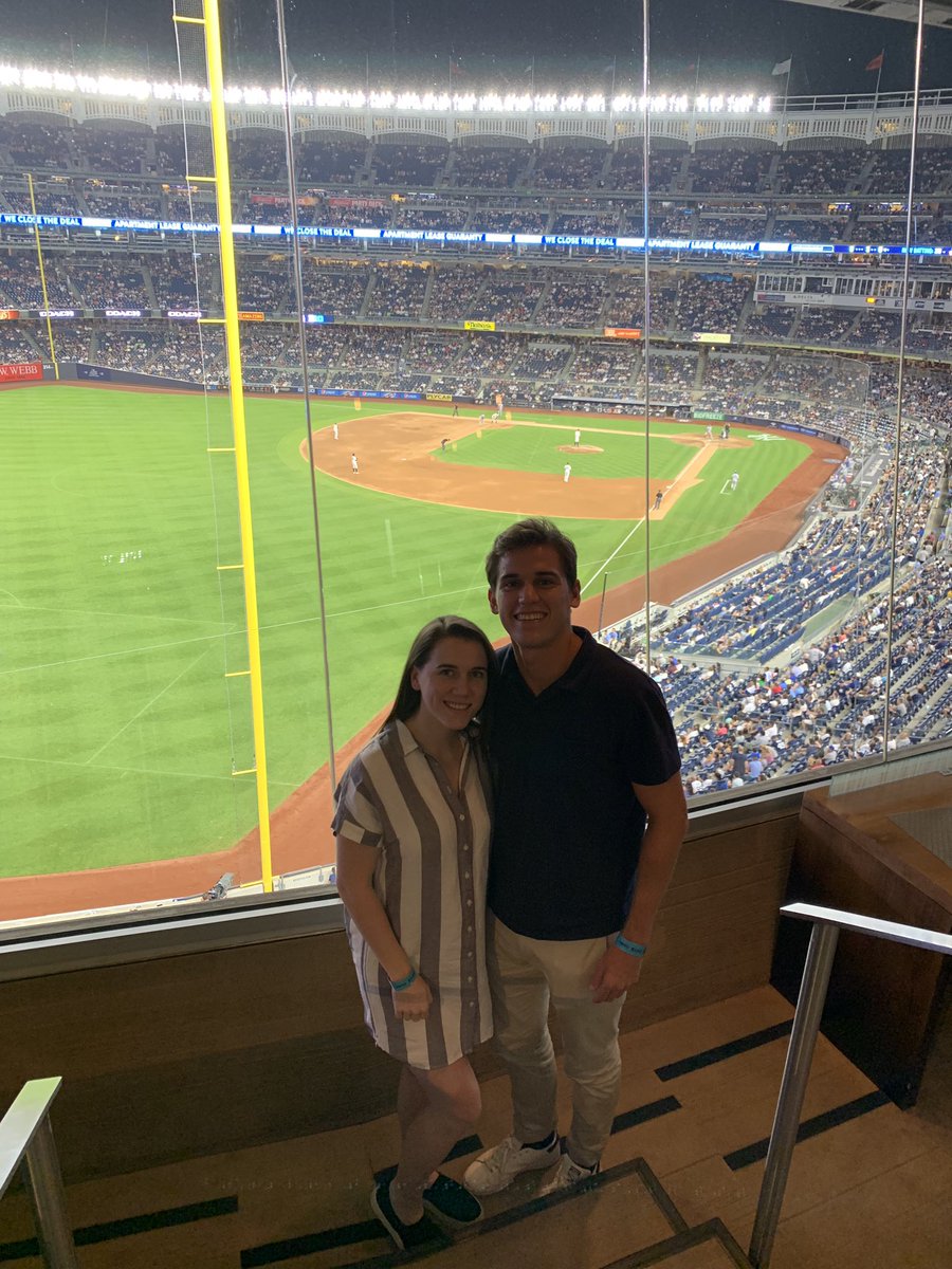 Caroline and Charles. Yankee Stadium