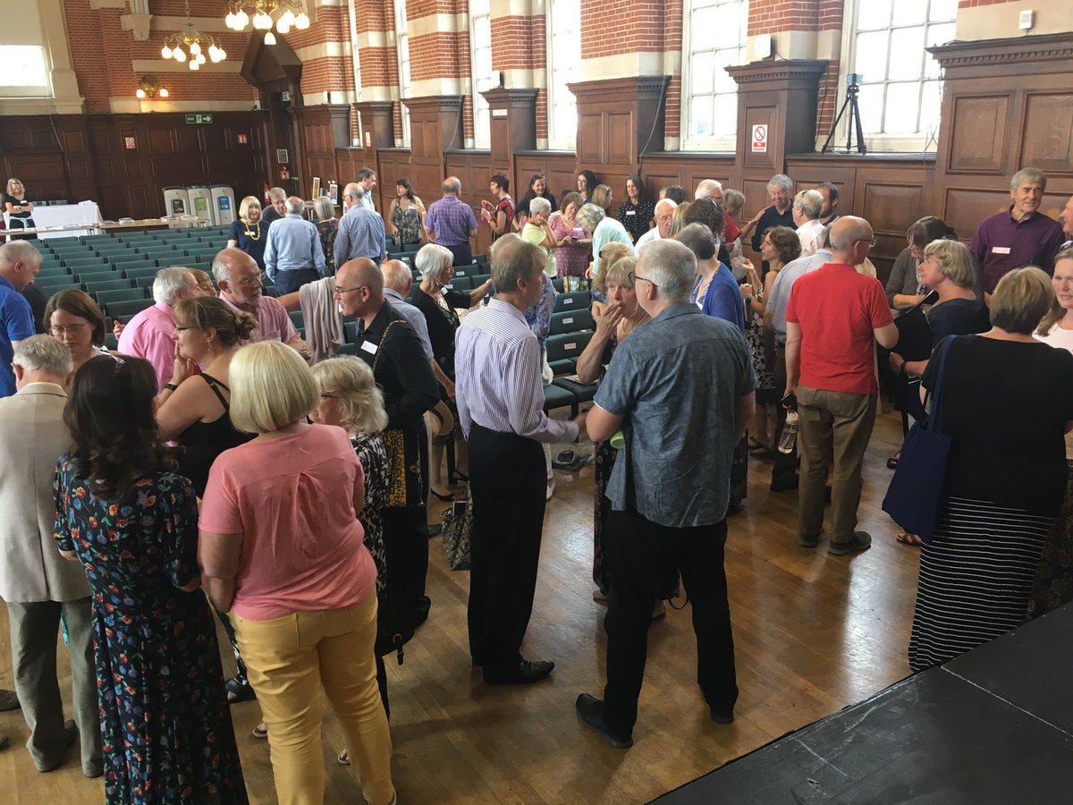 readingphoenix's tweet photo. A meeting of old friends, and a lovely atmosphere. Tickets at the door (cashless) and the bar is open from 6.30pm if you’d like a per-show drink. Unlike for tickets, you’ll need your best plastic/other cashless method for drinks. #rpc50 https://t.co/aYoTkE2aEw