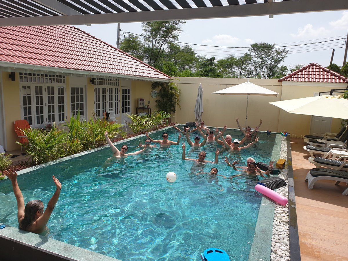 First national record for simultaneous skinny dipping in Thailand. thailand...