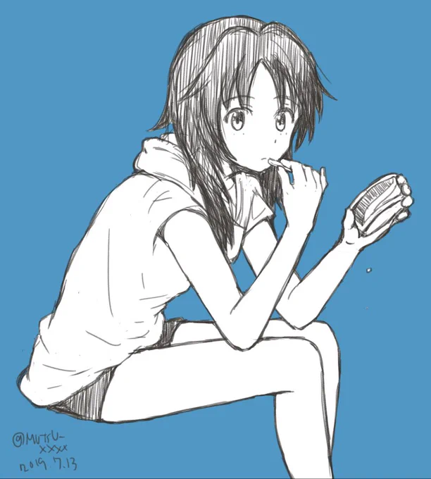 お題「山郷あゆみ」
#ガルパン版深夜のお絵描き60分一本勝負
#ガルパン版深夜のお絵描き60分一本勝負_20190713 