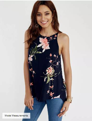 Navy Floral Print Round Neck Irregular Hem Camis  (65% OFF)
only US$6.95 not US$19.95 
fas.st/88uX6

#fashion #fashionblogger #fashionista #fashionable #fashionstyle #fashionblog #fashiongram #FashionAddict