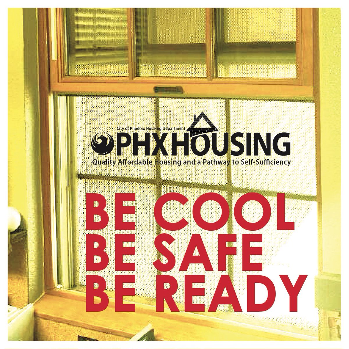 CityofPhoenixAZ's tweet image. Swamp coolers are great in the dry #AZ heat. For maximum effect, remember to crack open a window or two. This lets air out at the same rate the #swampcooler is blowing air in. Seems counter-intuitive, but it works! #PHXSummer #heatready #staycool @PHXHousing