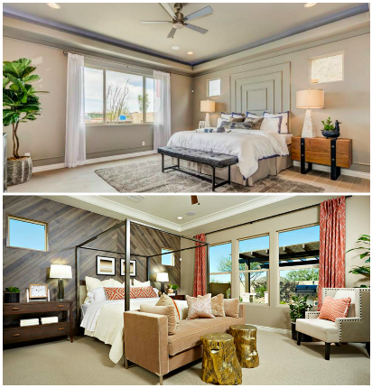 Which of these #beautiful bedrooms would you prefer in your #Phoenix #dreamhome? Cast your #vote and see more #stunning owner's suites here: fal.cn/32Uyk
