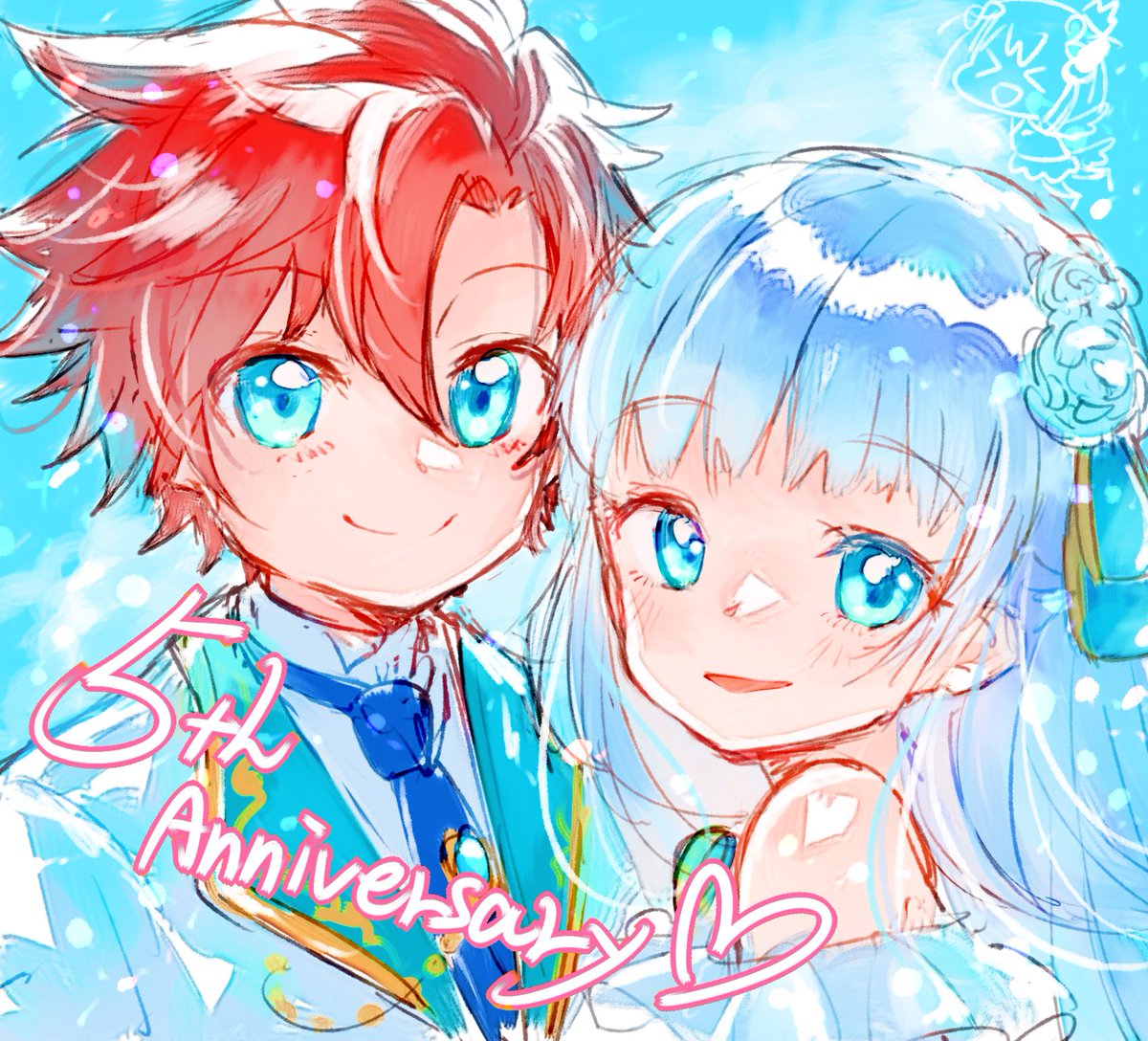 「改めて白猫プロジェクト5周年おめでとうございます!!!!!!!!!!!!!!!!」|朱昆布のイラスト