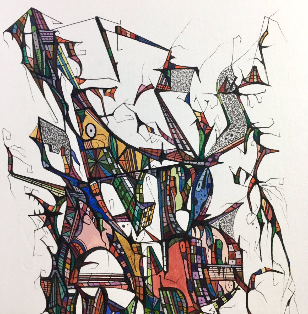 jdaviesarts's tweet photo. Detail from muppet jaw. Watercolour and ink on arches paper, maximal surreal things JDavies artworks 2018-19. #art #artist #fineart #contemporaryart #surrealism #artlondon #artgallery #painting #contemporarypainting #drawing #jdaviesarts #watercolour #contemporarydrawing #artstud https://t.co/5IOHeLviw2