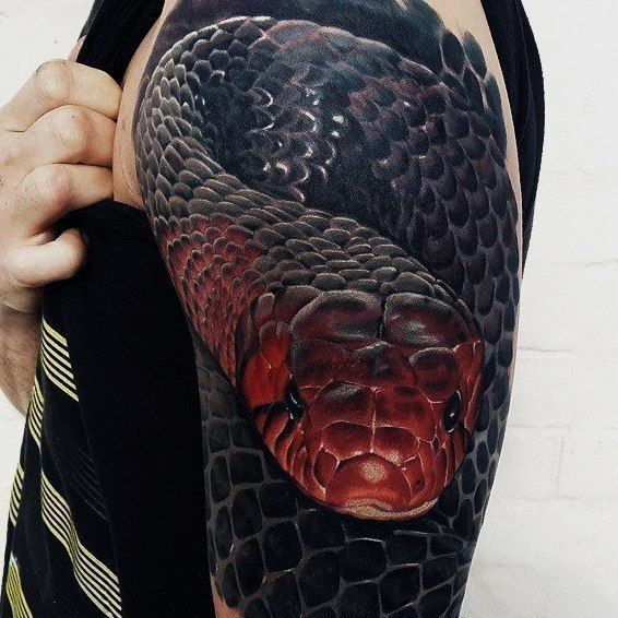Schlange tattoo 3d