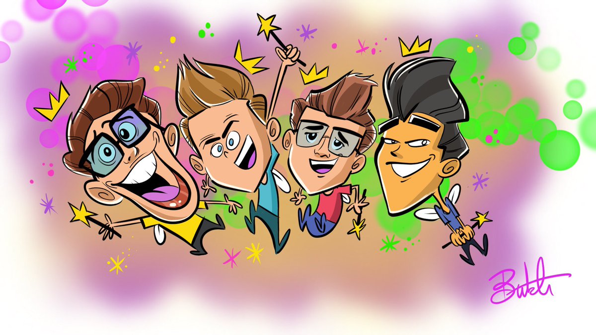 In the Fairly Oddparents Style! #butchhartmandraws https://youtu.be/L9XLw7f...