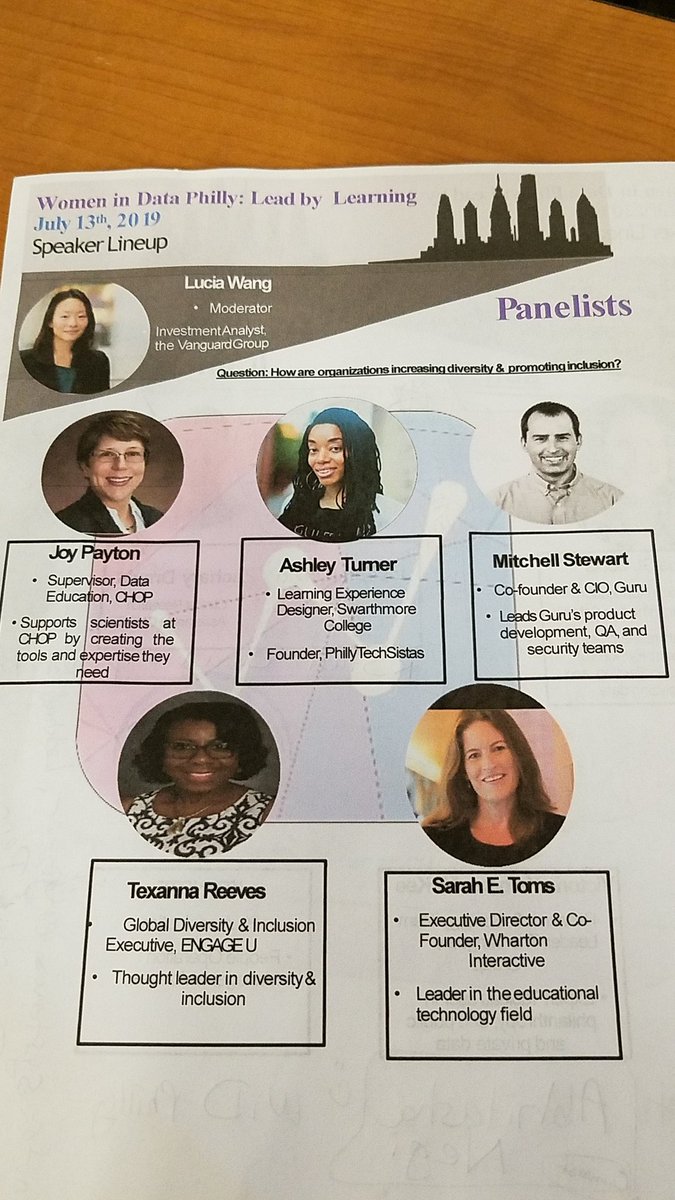 LynnCareerCoach's tweet photo. "If you only hire from, say, the top schools, you may get good software engineers but you won't get diverse perspectives or experiences." @mitchellstewart of Guru @womenindataorg #LeadByLearning #DiversityandInclusion https://t.co/7aCDltv4Z6