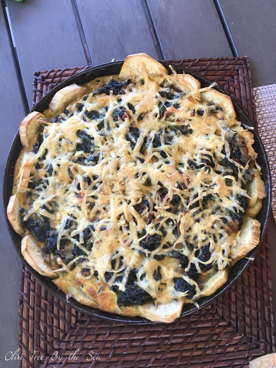Sweet potato crusted spinach quiche - a healthy and tasty recipe olivetreebythesea.com/2019/07/13/swe…