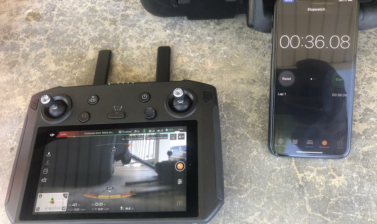 FlyingAGUAV's tweet image. Quick test of @DJIEnterprise #SmartController for @TheChadColby Very impressive 36sec startup time!