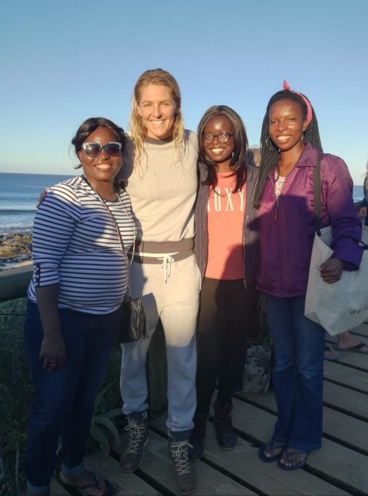 Alicemakochieng's tweet photo. The @corona #CoronaOpenJBay2019 @SASurfing is ongoing until July 22nd, we went and it was great to meet surfing legends @kellyslater 11times world champion #goosebumpmoment, and #StephanieGillmore and our very own SA champ #MikeyFebruary https://t.co/rvX7rZ3Z5I