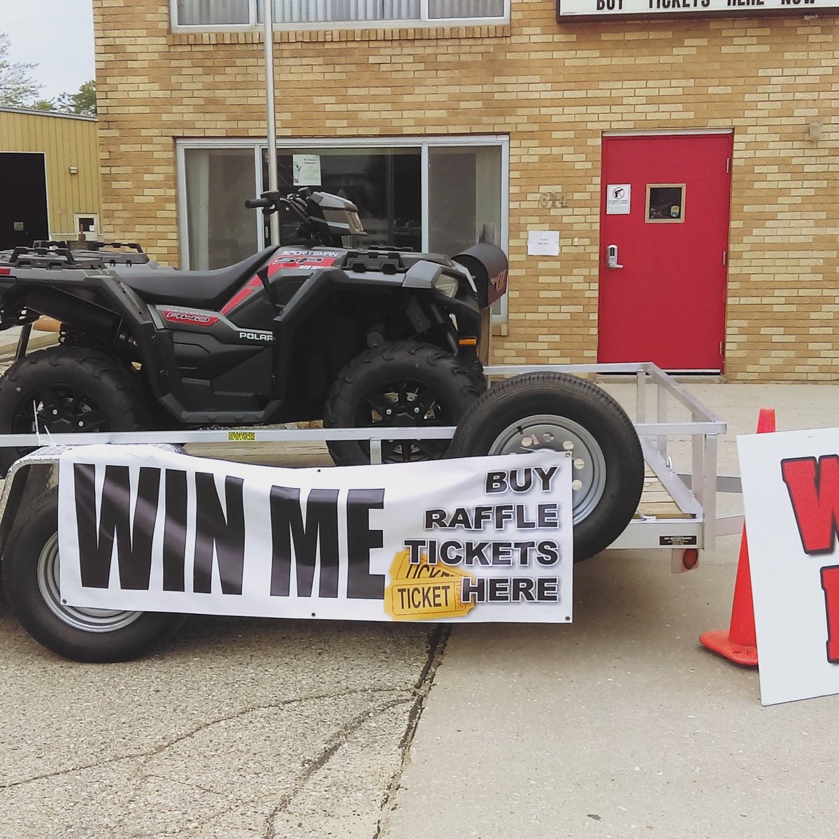 milton_fire's tweet photo. Time is running out. Buy your raffle tickets today for a chance to win a Polaris 850 ATV. The drawing is tomorrow at the Redzone Pub and Grill in Milton at 1pm. https://t.co/PXHhEL2i43