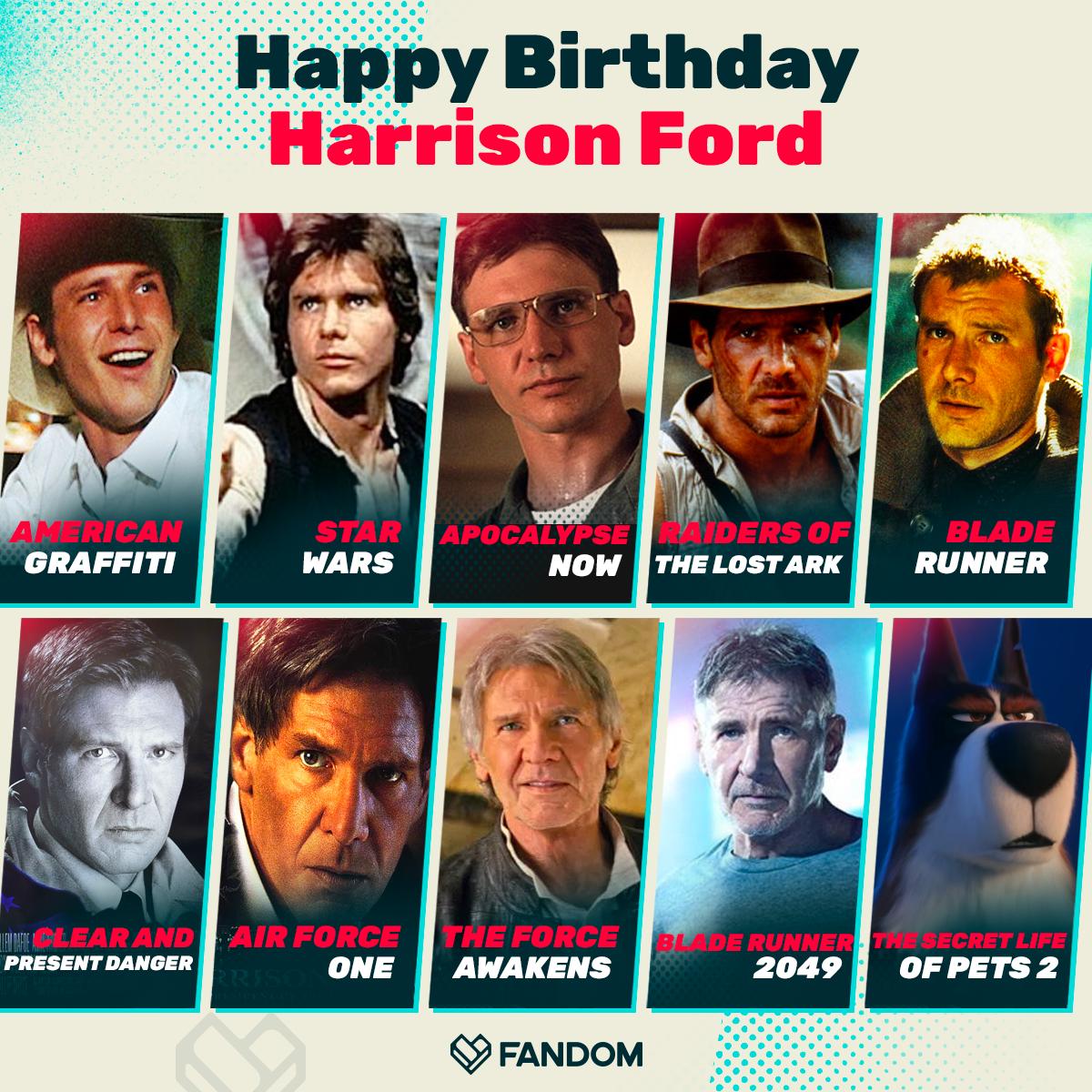 Happy Birthday Harrison Ford! Which of his films is your fave? 