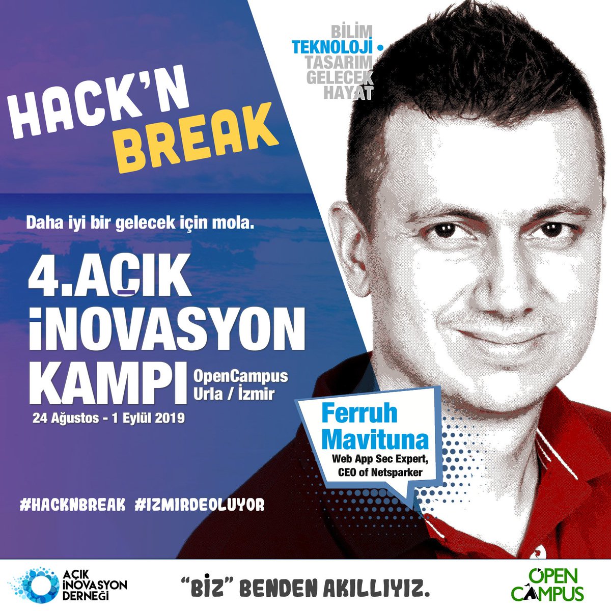 Web uygulama güvenliği alanında dünyanın en büyük ve hızlı büyüyen firmalarından <a href="/netsparker/">Invicti Security (Formally Netsparker)</a>'in kurucusu ve CEO'su <a href="/fmavituna/">Ferruh Mavituna</a> HacknBreak'te olacak. Mavituna, güvenlik alanında ürün geliştirme ve dünya pazarına açılma deneyimini paylaşacak. Sen de gel: hacknbreak.com/2019-kimler-va…