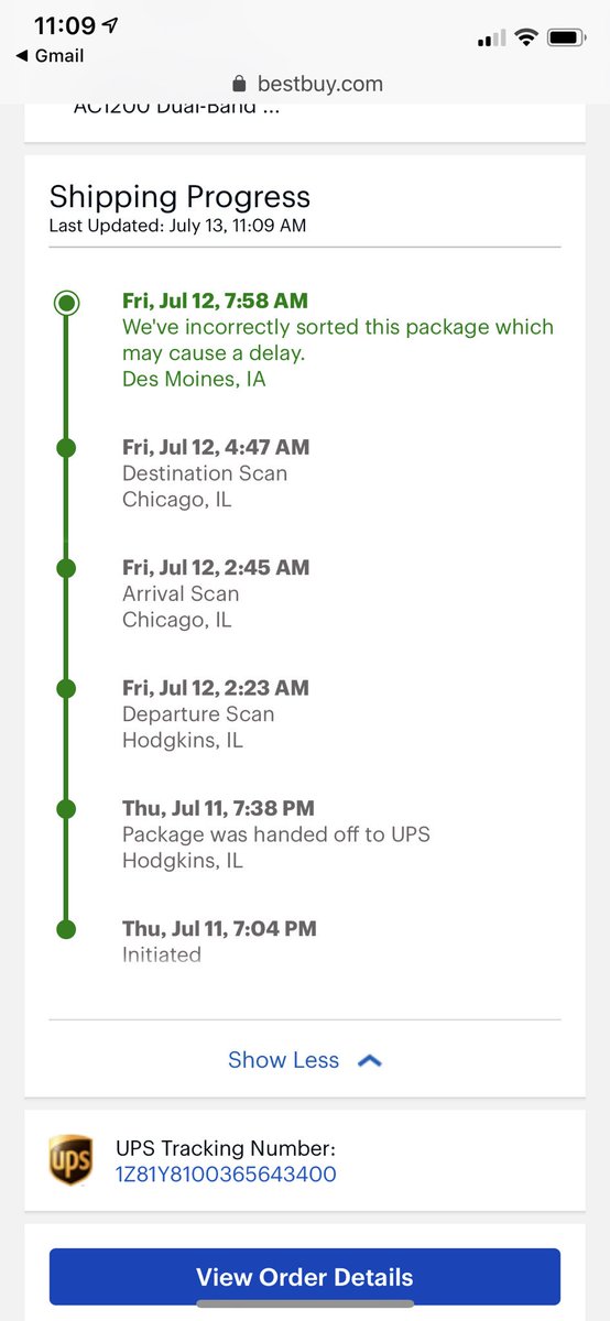 PezAndy's tweet photo. @BestBuy I was supposed to receive my product in concert with my move yesterday (it’s a router). And looks like I won’t get it today either. Really disappointed. https://t.co/2cjKEGkNEy