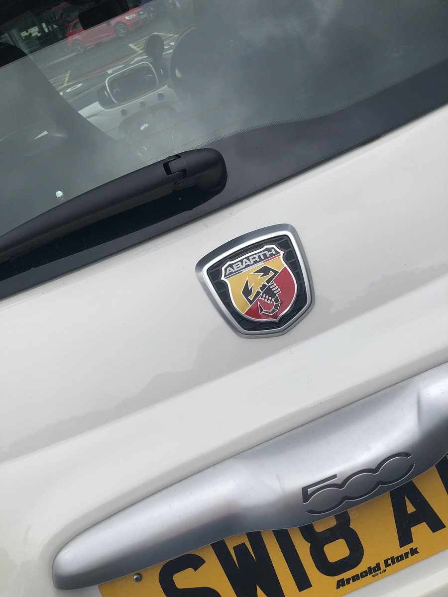 CaptainBeck_'s tweet photo. My new little abarth! 🏎 https://t.co/Ru7kHIbpSq