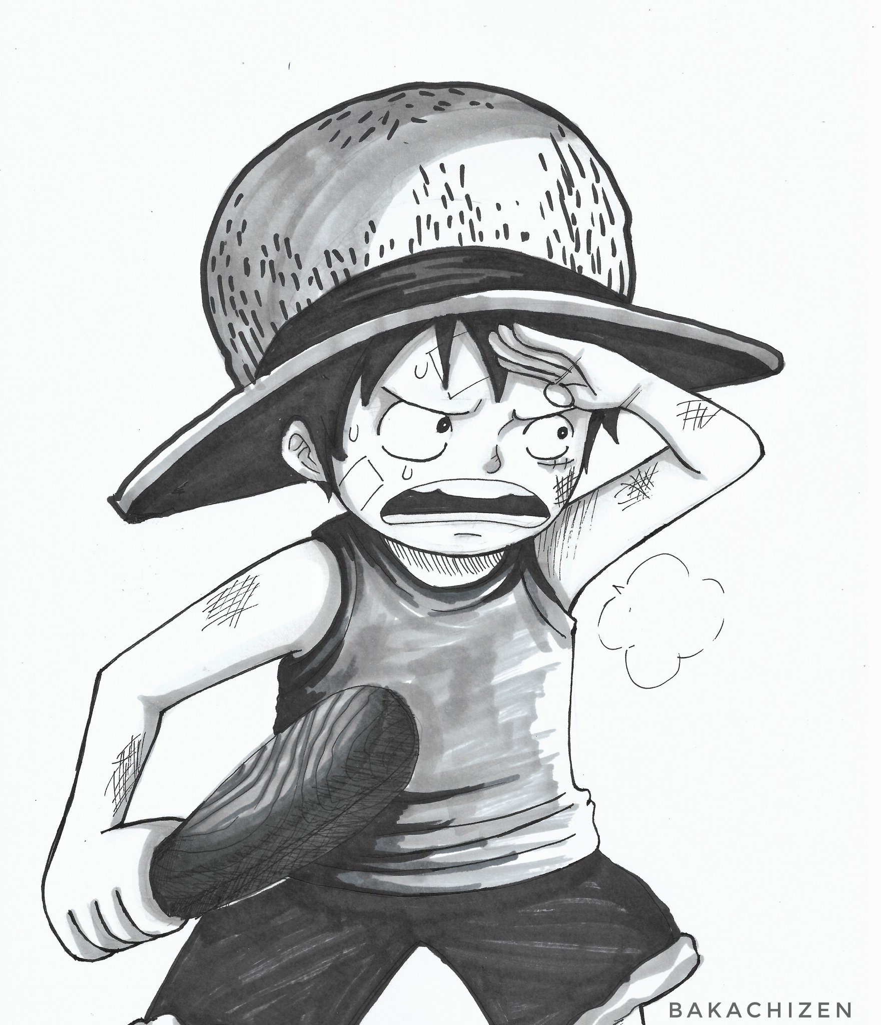 One Piece Drawing - Etsy