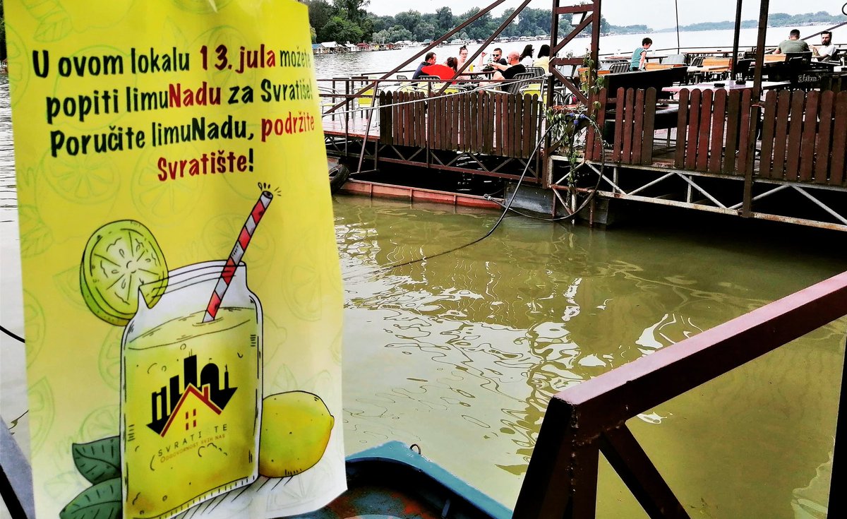 SplavKnjaz's tweet photo. ❗️ Splav Knjaz se pridružuje akciji Dan za limuNADU za Svratište

Ako danas na našem splavu poručite limunadu, prihod će biti prosleđen za Svratištu za decu, Beograd

#DanZaLimuNadu #svratište #NoviBeograd #Limunada https://t.co/UsrRy8y0Cd
