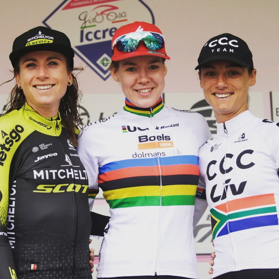 Often in life things don't work out how we'd like. But I was brought up to be a strong woman ... to never, ever give up. I've experienced much adversity in life ... but I'll always keep fighting until the end! Thanks to my @CCCLivTeam! 3rd today &amp; now 4th on GC <a href="/girorosaiccrea/">GiroRosaIccrea</a>.