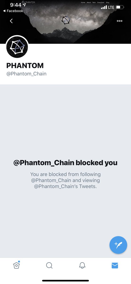 ARafayGadit's tweet photo. Hello guys, remember the scam coin #CTR (#CENTRA)? They are now operating with the name #Phantomchain. How do I know? Cz CTR blocked me and I checked today, this is the same page as per my twitter DM history! @binance also delisted them, be careful! https://t.co/TxhKgoTOrO