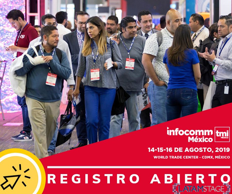 LatamStage's tweet photo. Ya se acerca TecnoMultimedia InfoComm Mexico. No olvides acreditarte para @InfoCommLatam .
Ingresa a
https://t.co/uVXFP48NYA
#tecnomultimedia #infocomm #infocommmexico #mexico #latamstagenews https://t.co/lAjoOD5v9c