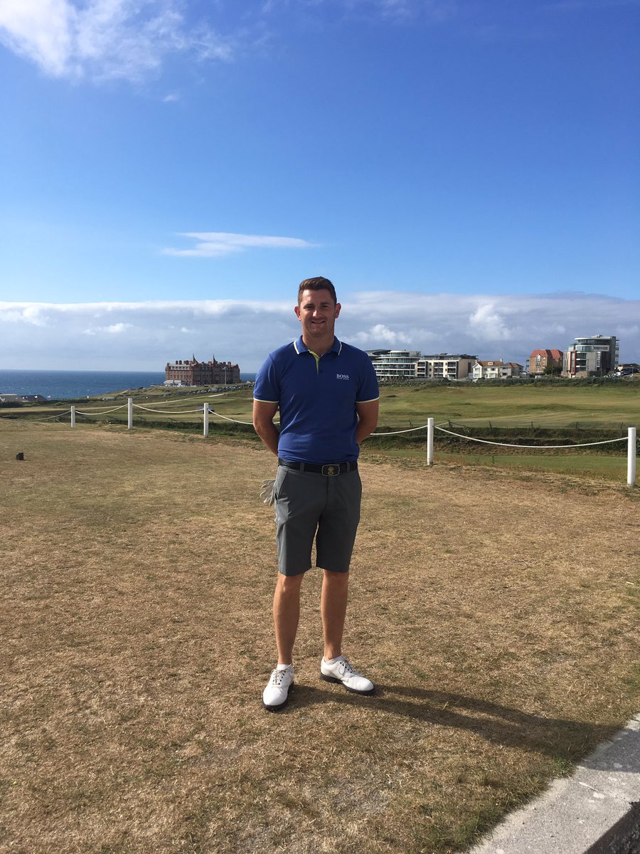 chrisgillgolf's tweet image. Ladies and gents your 2019 men’s club champion @NewquayGC is @Azagolf #winnerwinner #champion #properplayer