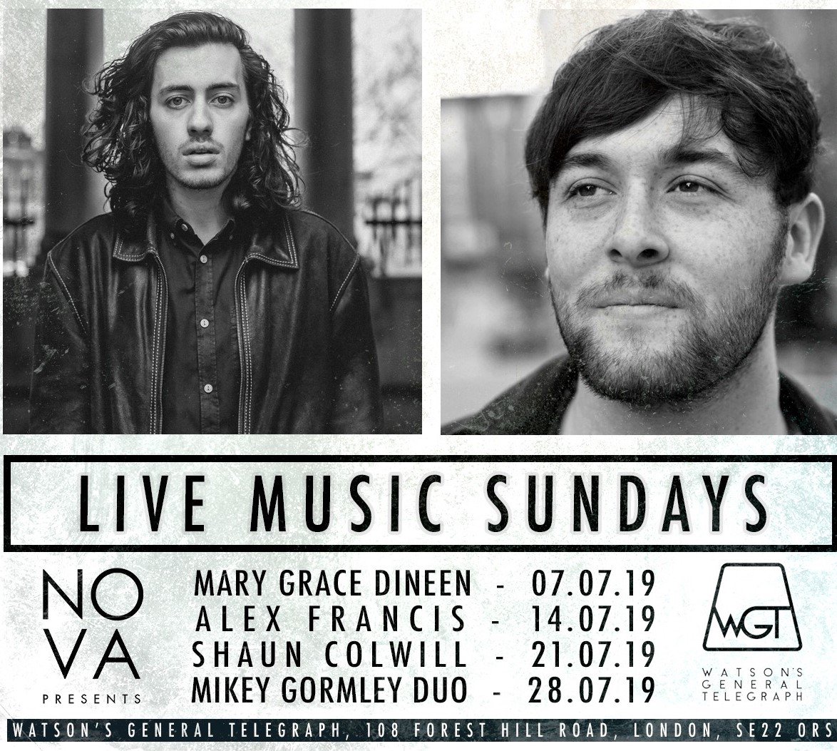 Tomorrow Live Music Sundays continues. Treat your ears to some smashing stuff presented by Nova Music.

Roasts as per normal, don't fret ;)