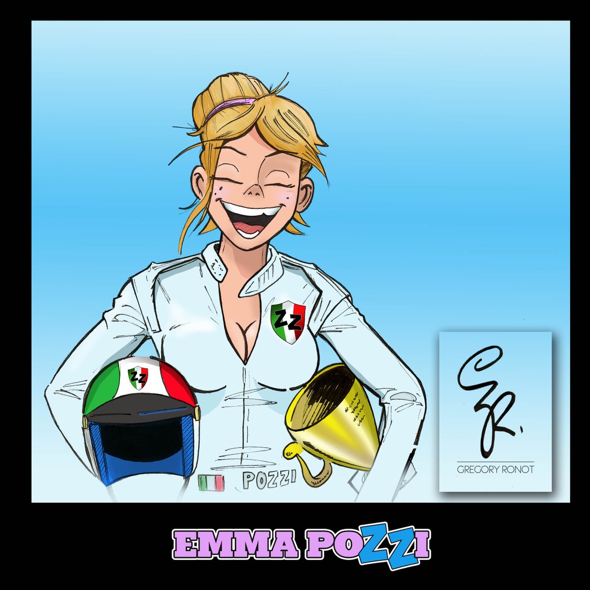 GrgoryR's tweet photo. Participez et gagnez une illustration ! RDV sur mon compte Instagram gregory_ronot pour connaître les modalités du concours ! Il va falloir dessiner ! #concours #drawinyourstyle #emmapozzi #motorsport #pinup https://t.co/bQKHscmSPL