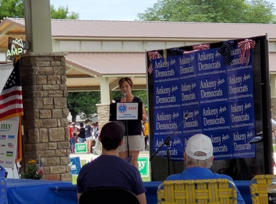 MatsonForHouse's tweet image. We had an awesome day in the SummerFest parade and at the @AnkenyAreaDems annual BBQ! Thanks to the fantastic #TeamMatson volunteers who walked in the parade and all the volunteers who made both of these events a HUGE success! #HD38 #SummerFest2019