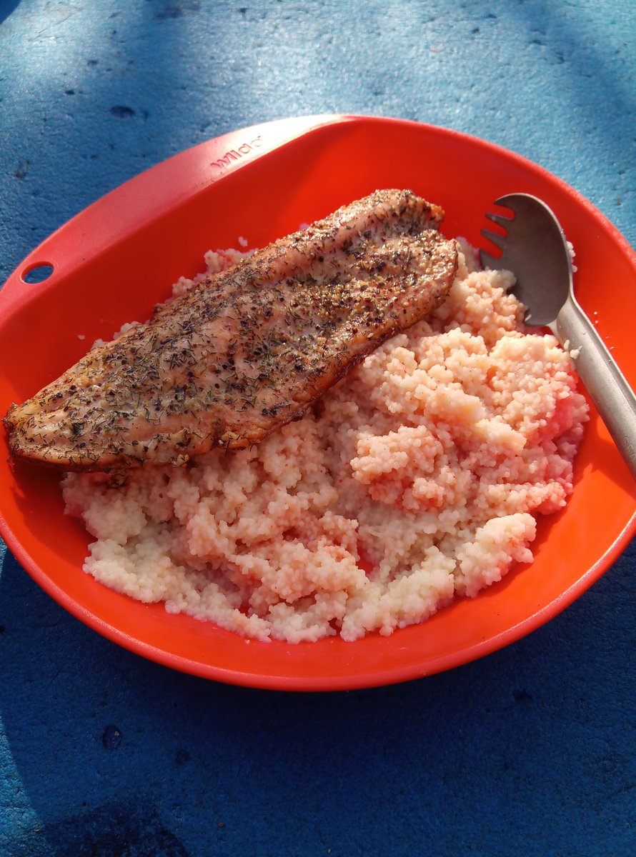 PaaTur's tweet image. @PaaTur #middag #ørret #cousecous #sitronpepper #dill