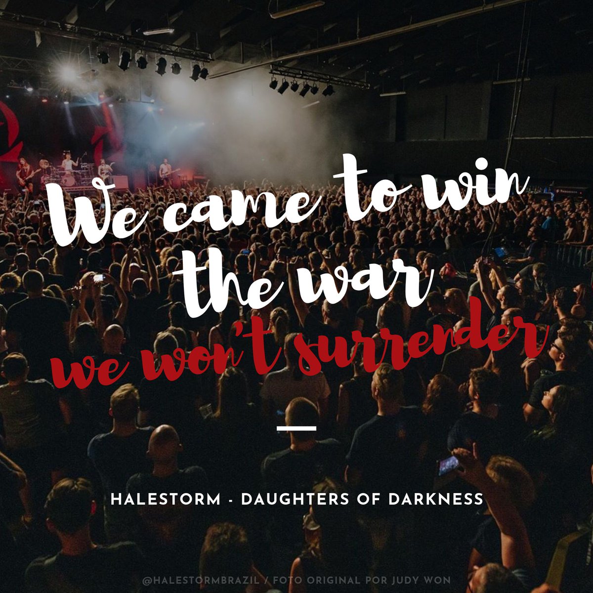 Halestorm Brazil tweet media