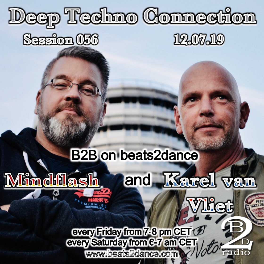 Mindflash1's tweet photo. https://t.co/67mHTPFE1g
2 guys, 1 passion! #KarelvanVliet &amp; #Mindflash and #DeepTechnoConnection 56! Tracks by #2pole #kristinvelvet #flug #axelkarakasis #janfleck #budini #tomlaws and more. #deeptech #deeptechno #techno #technolove #electronica #mixcloud #soundcloud #beats2dance https://t.co/hL3GbcDD48