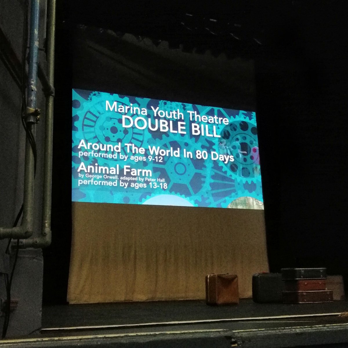 HelloDramaAbbie's tweet photo. Proud of every single young person who took to the stage at  @MarinaTheatre1 today! You have all grown so much in the last few months. Such stars! ✨#proud https://t.co/WRqKhDDX0I