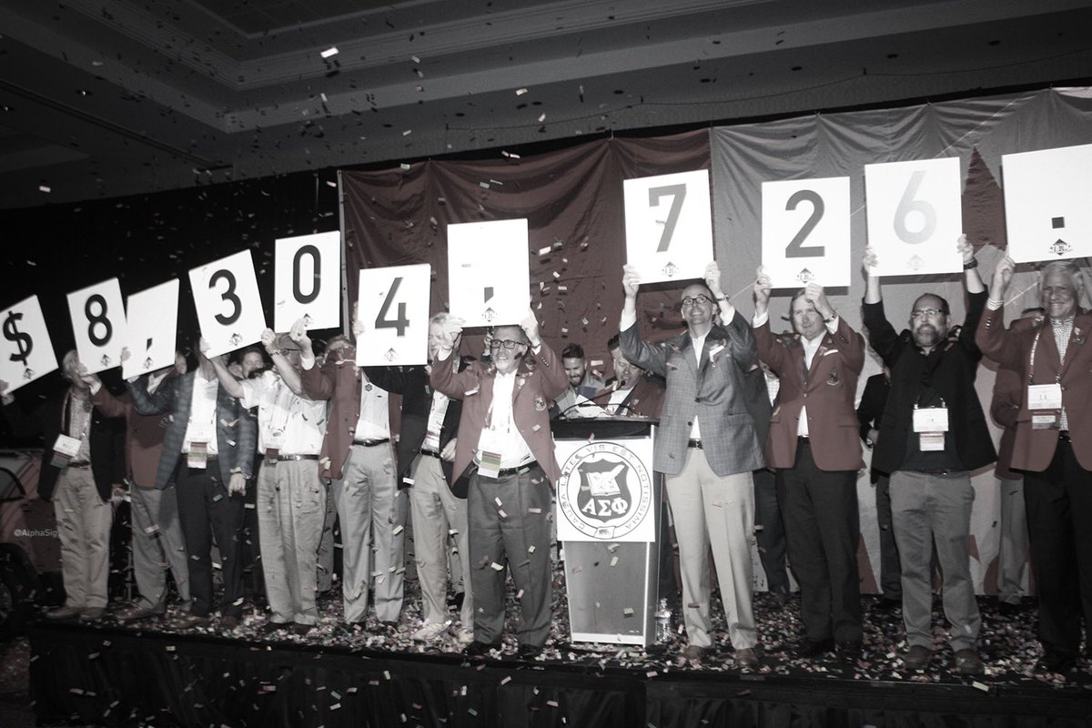 The Campaign is in effort to sustain the Fraternity’s growth over the last decade and present future generations of Alpha Sigs with opportunities second-to-none. Thanks to those donors who’ve helped us make it this far! #AlphaSig175 2/2