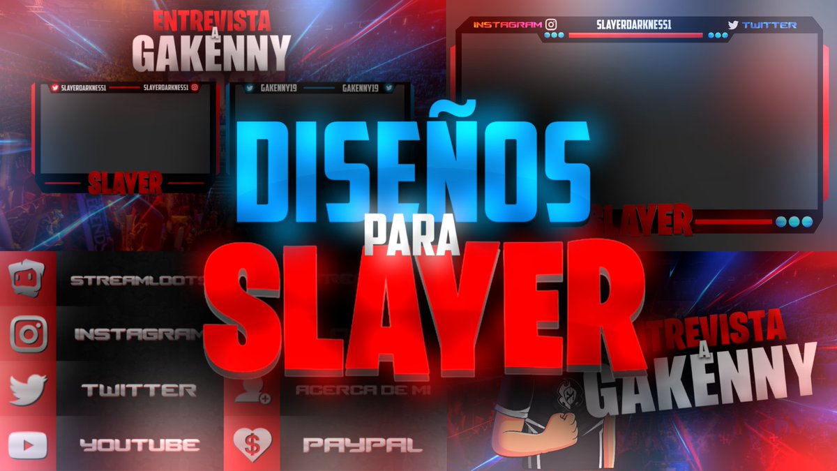 Orlando Mz (@jziel_mz) on Twitter photo ESTOS SON TODOS LOS DISEÑOS QUE LE EH HECHO A <a href="/SlayerDarkness1/">Slayer Darkness</a>, SI LOS QUIEREN VER MUCHO MEJOR, VISITEN SU CANAL DE TWICH 😉 twitch.tv/slayerdarkness1
RT se agredece ESTOS SON TODOS LOS DISEÑOS QUE LE EH HECHO A <a href="/SlayerDarkness1/">Slayer Darkness</a>, SI LOS QUIEREN VER MUCHO MEJOR, VISITEN SU CANAL DE TWICH 😉 twitch.tv/slayerdarkness1
RT se agredece