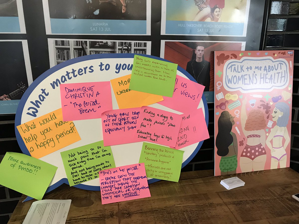 HullHCP's tweet image. Thank you to everyone who came to chat to us about happy periods at @HullTruck this evening. You can share more feedback with us through our happy periods survey here: surveymonkey.com/r/happyperiods