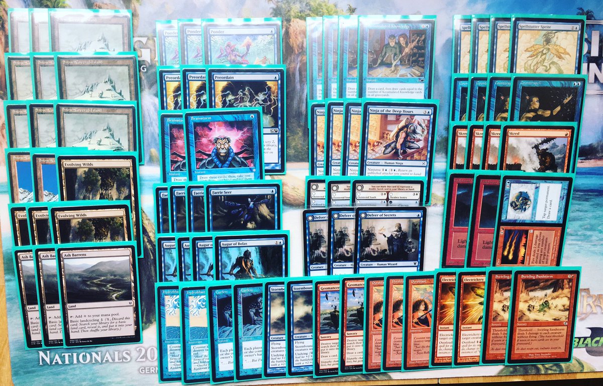 Andifeated_MTG's tweet photo. Last mail day is in and my deck is ready for the first ever Pauper tournament at BB-Spiele in exactly one week. Can’t wait to explore this format more.
#bbspiele #mtgpauper #mtgtournament #bbbattle #mtgrosenheim #mtgconstructed #mtgeternal #dailydeckpic https://t.co/e0aKRzpEyw