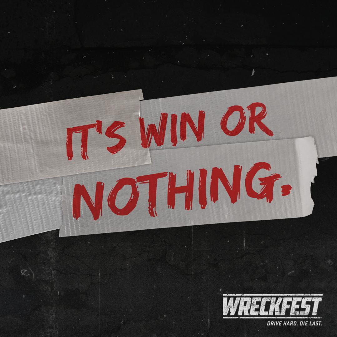 There is no second place. 

Carnage is coming.

#Wreckfest #DriveHardDieLast