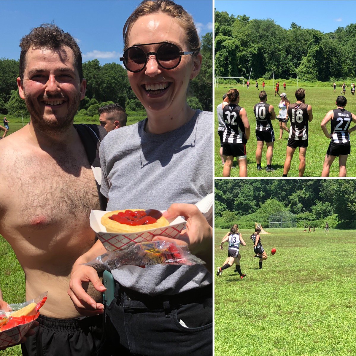 usaapiAMERICA's tweet photo. #ThisIsSummer: #footy &amp; #FourNTwenty pies 
We are at Tibbetts Brook Park in #Yonkers #NewYork with the @newyorkmagpies @BMoreDockers &amp; @columbusfooty 
#USAFL @USAFL1997 #aussiefood #hotpies #loveeastgippsland https://t.co/a5isuAhlD1
